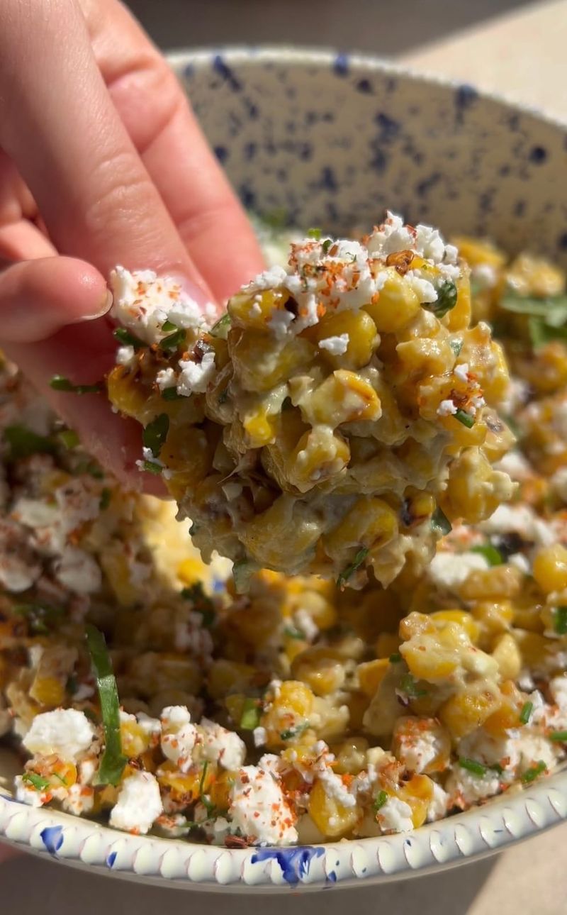 Mexican street corn salad