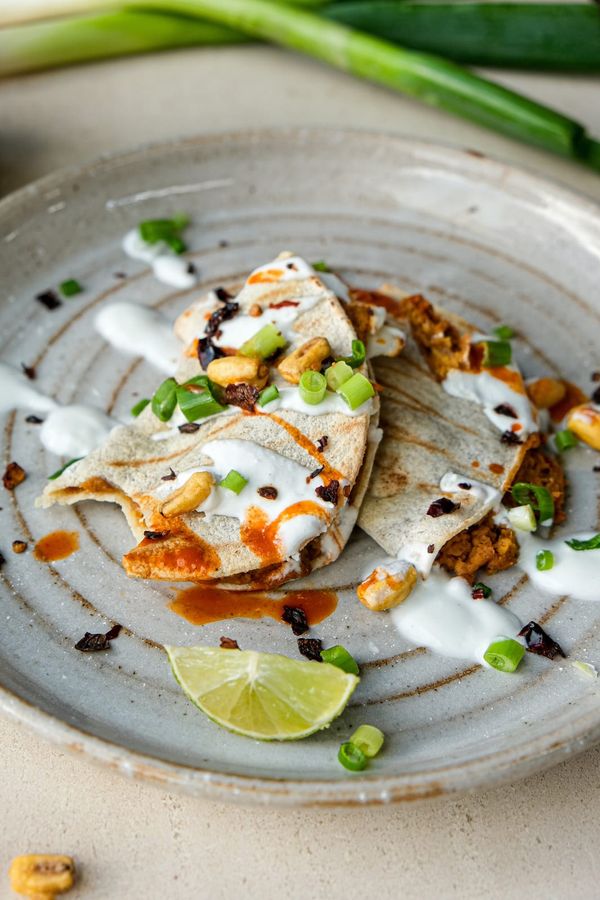 Sweet potato and feta tacos