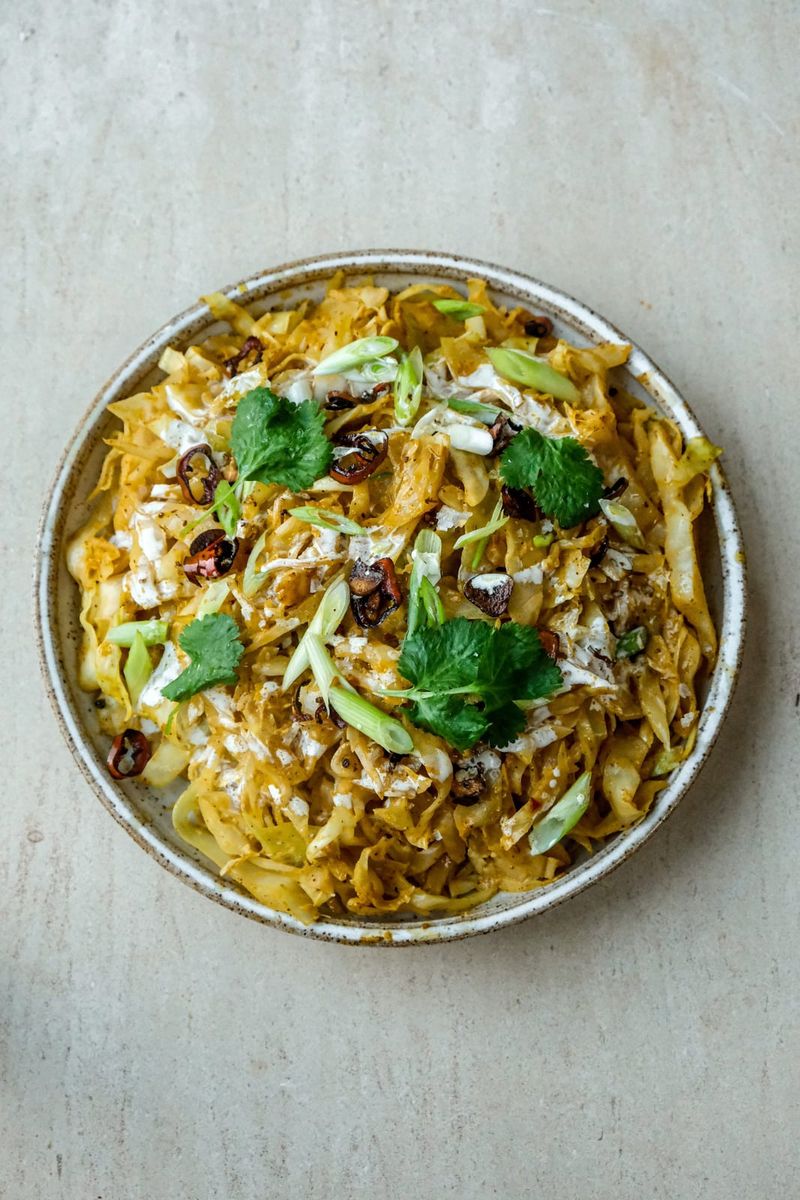 Lemongrass curry paste slaw