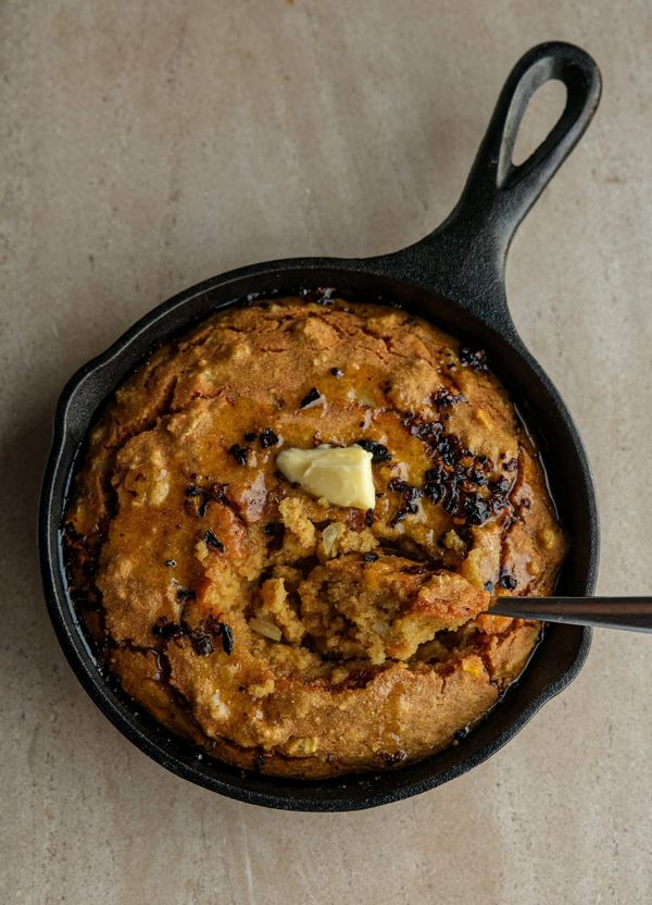 Maple butter cornbread