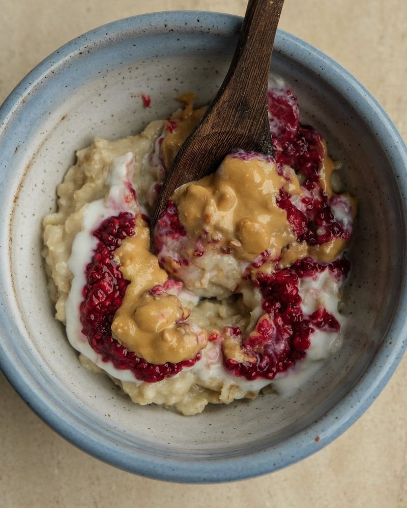 PB and J oats