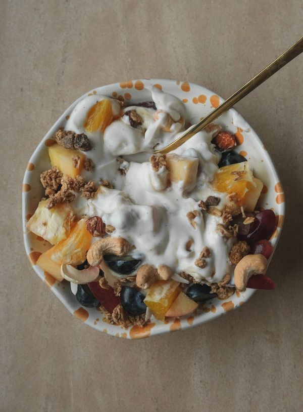 Dishoom style yoghurt bowl