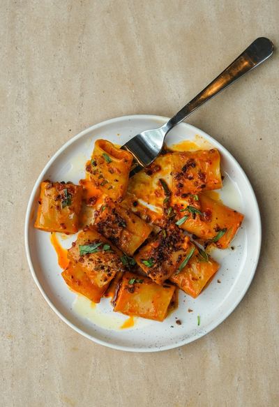 Spiced harissa pasta