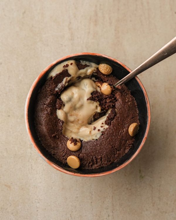 Molten biscoff chocolate cookie