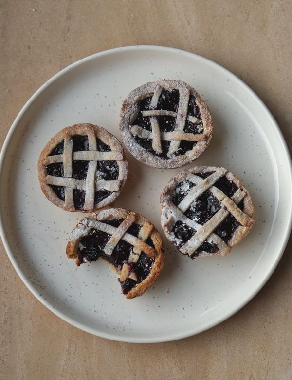 Mini blueberry pies