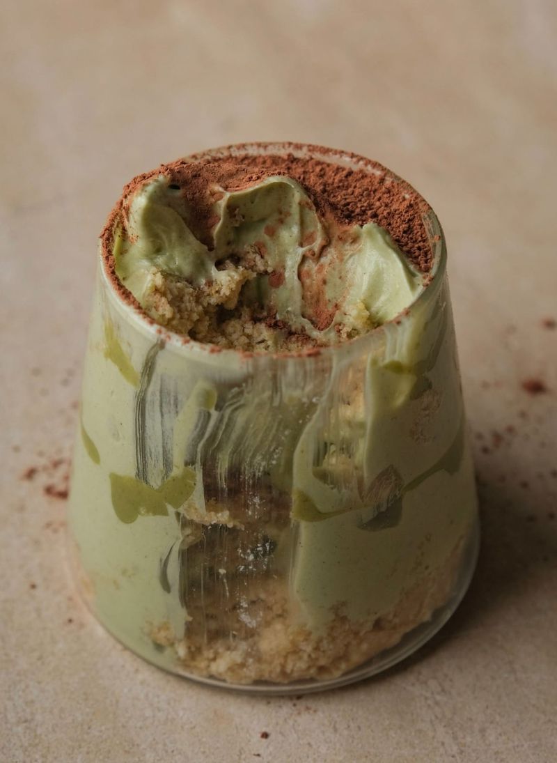 Pistachio tiramisu