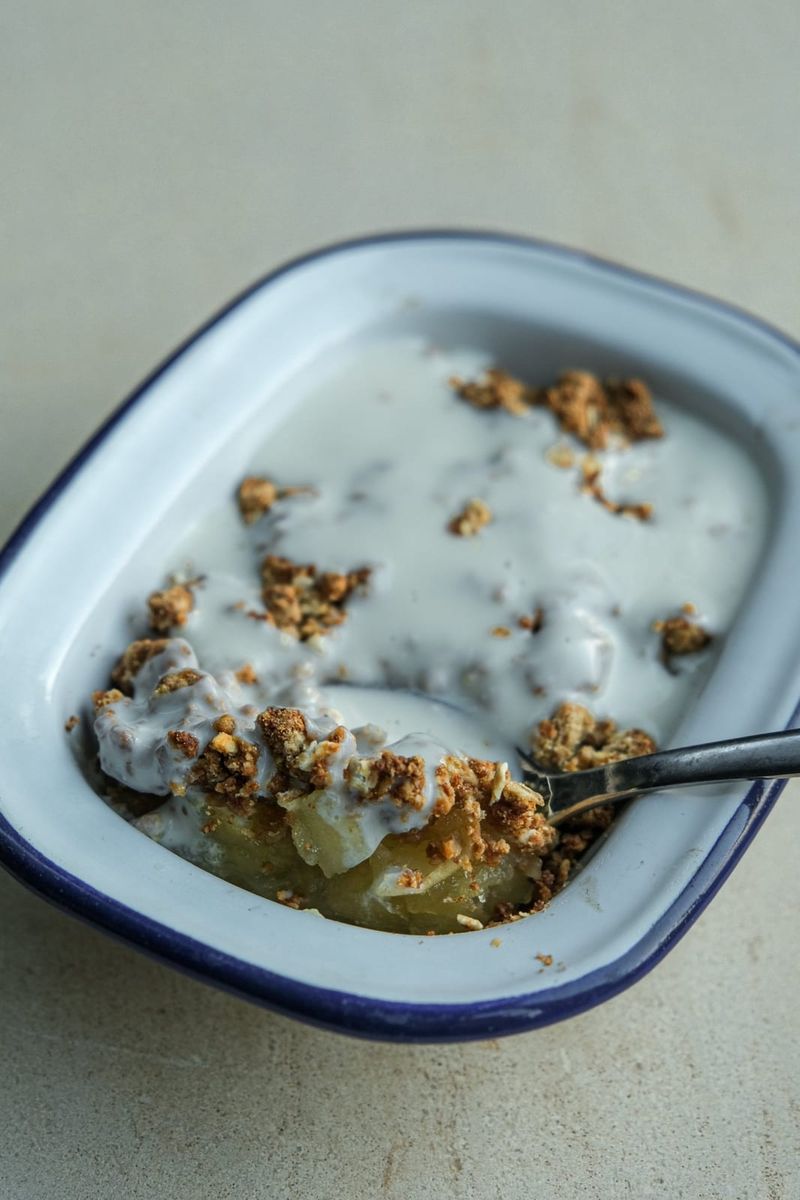 Breakfast Apple crumble