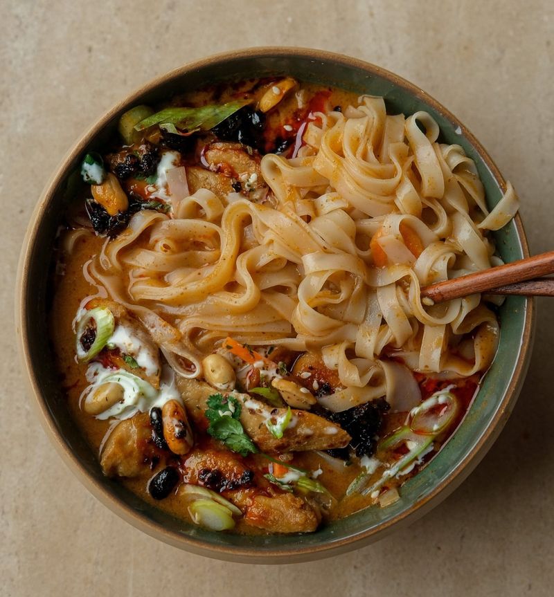 Red Thai Curry noodles