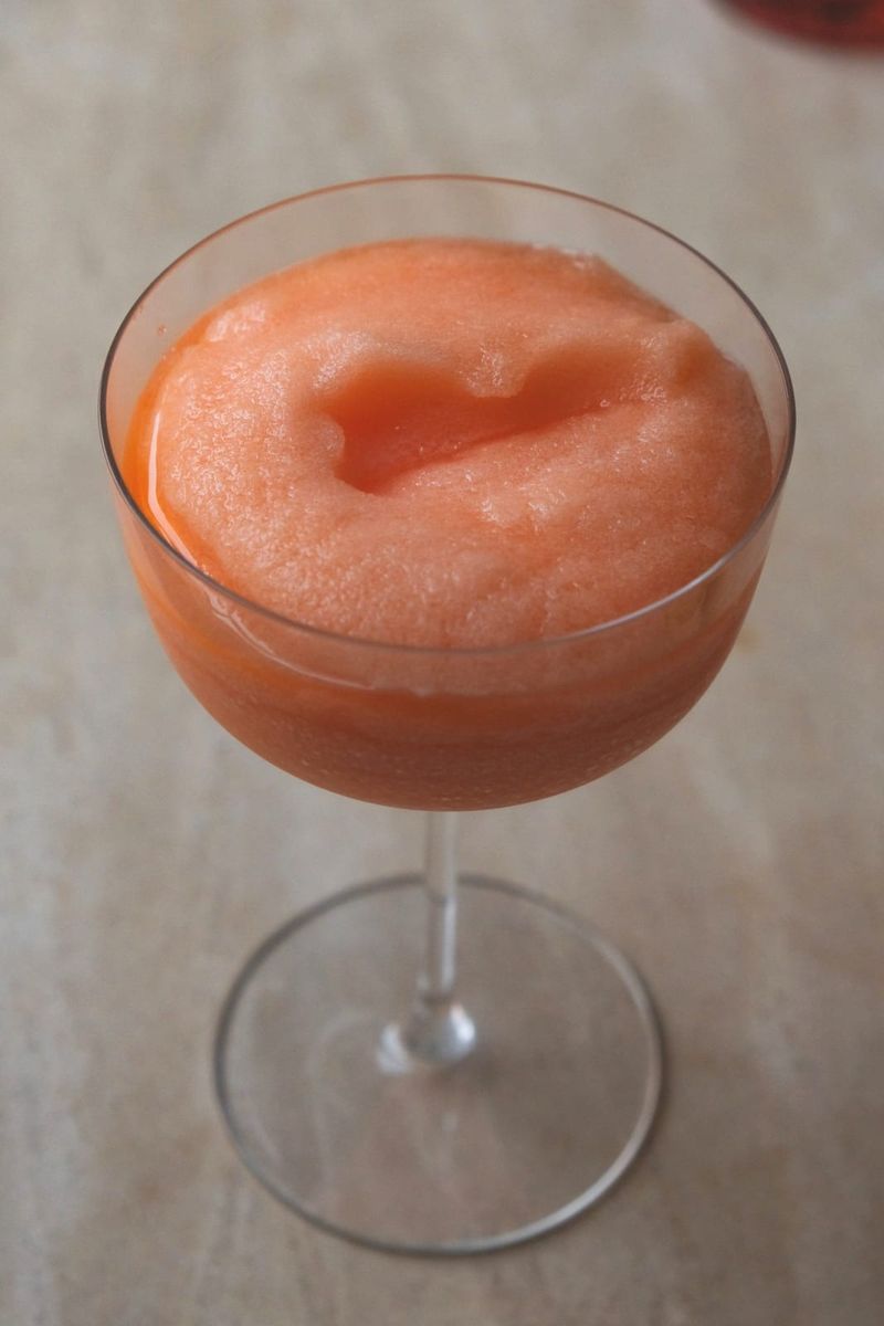 Aperol spritz slushy