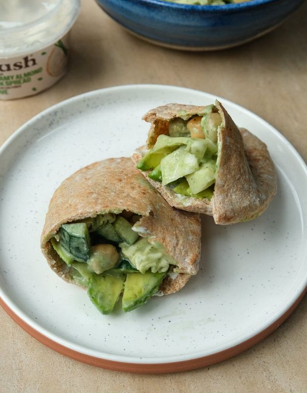 Green goddess pitta pockets
