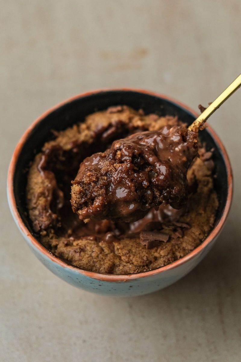 Molten chocolate cookie
