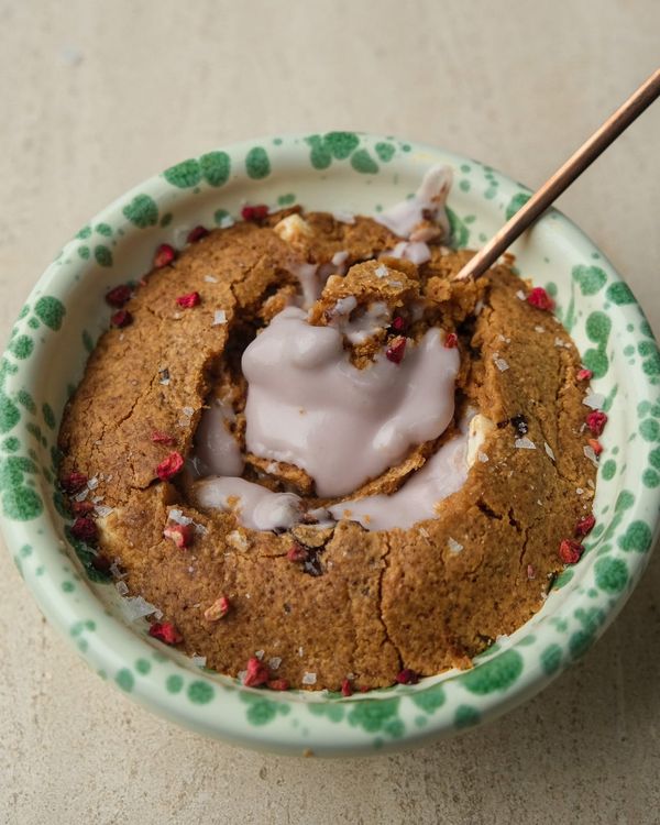 Molten PB and J cookie