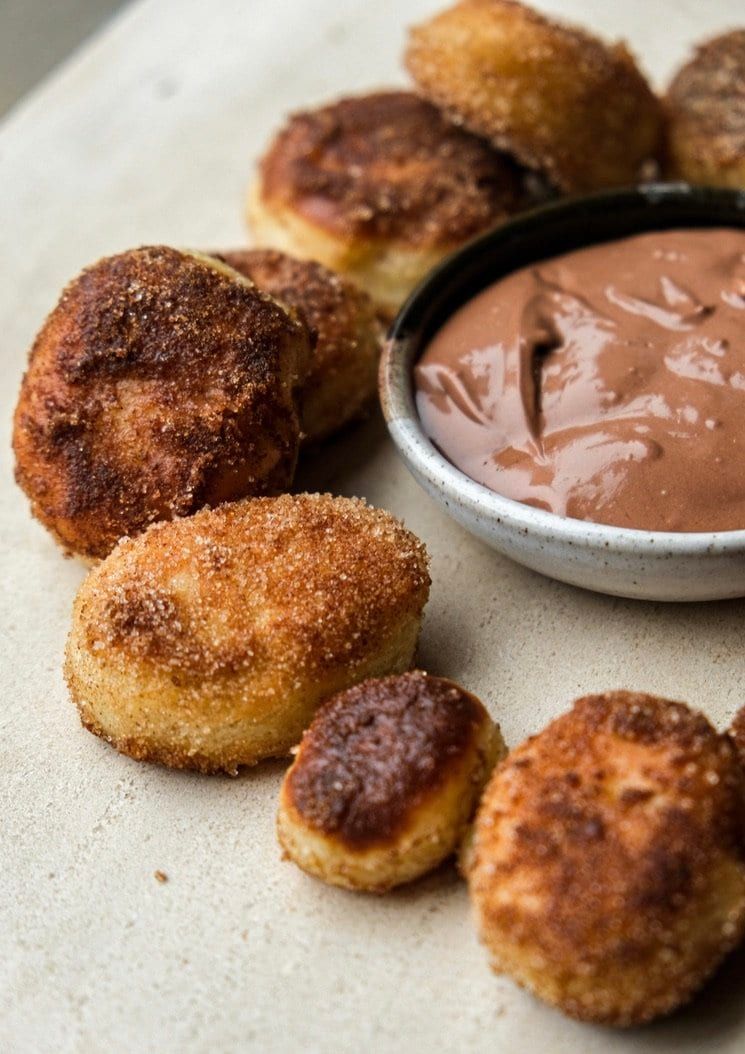 Churro donut holes