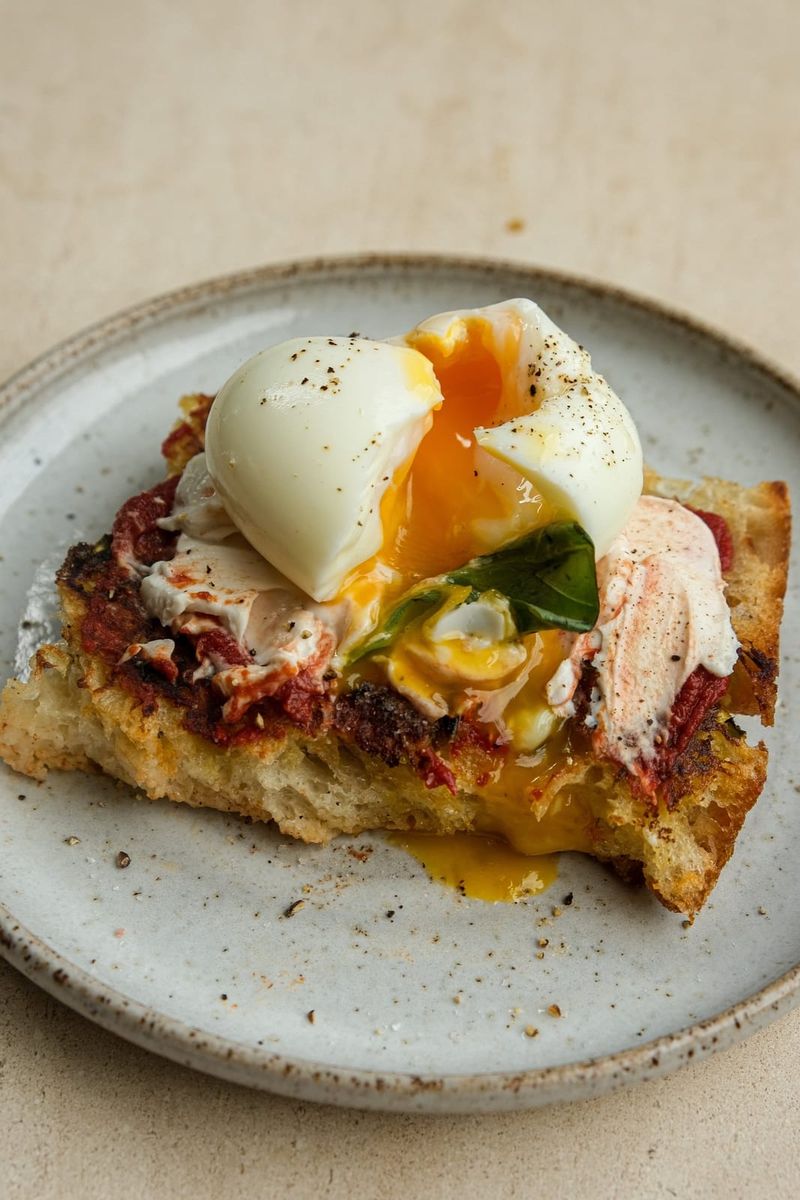 Brunch focaccia pizza