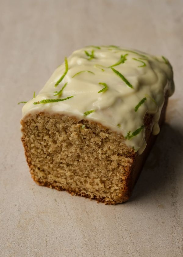 Passionfruit drizzle loaf