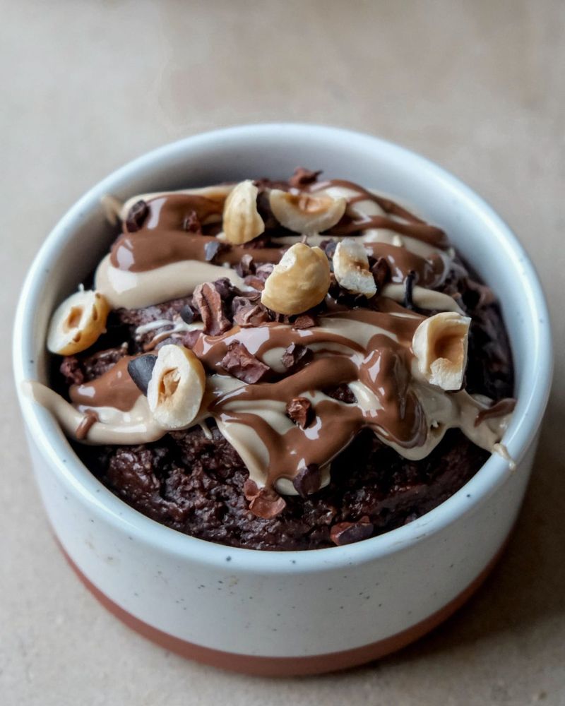Kinder bueno baked oats