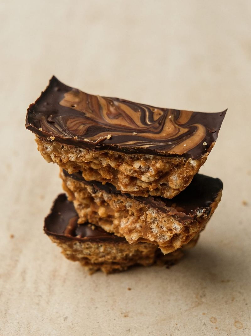 Biscoff Rice Krispie cake