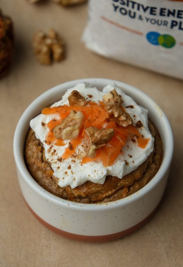 Protein carrot cake baked oats