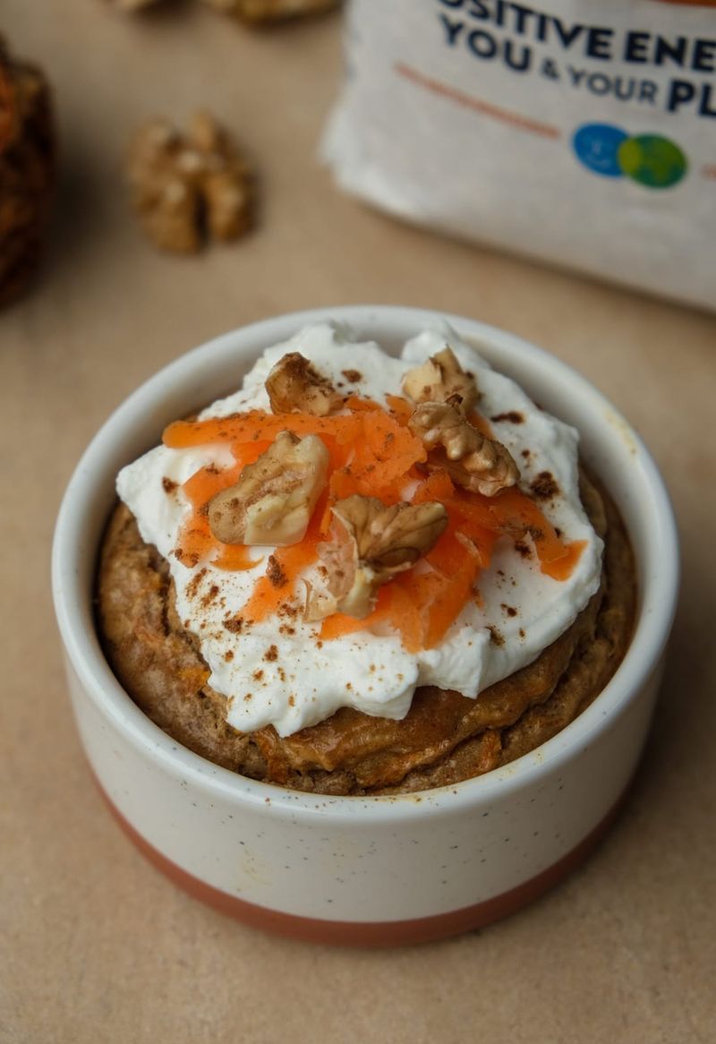 Protein carrot cake baked oats