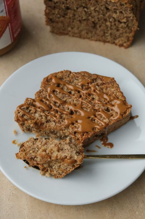 Biscoff banana bread