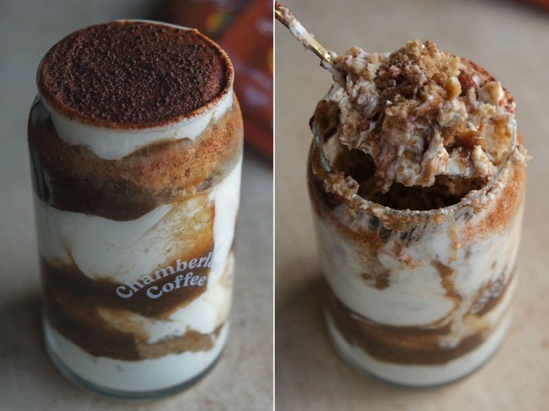 Sticky toffee tiramisu, another view