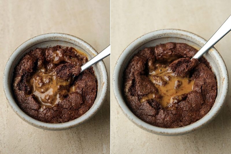 Molten rolo cookie, another view