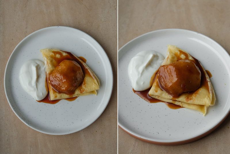 Tarte Tatin Crêpes, another view