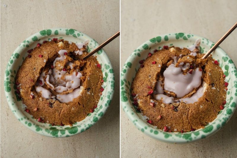 Molten PB and J cookie, another view