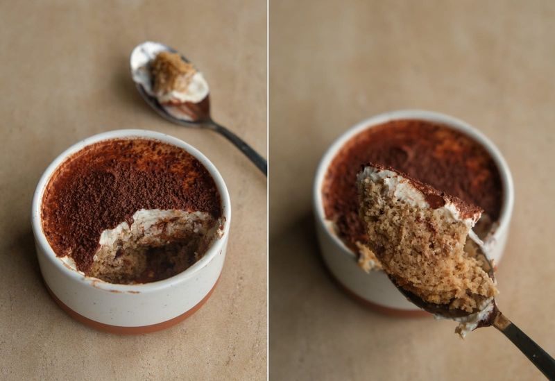 Breakfast tiramisu pots, another view