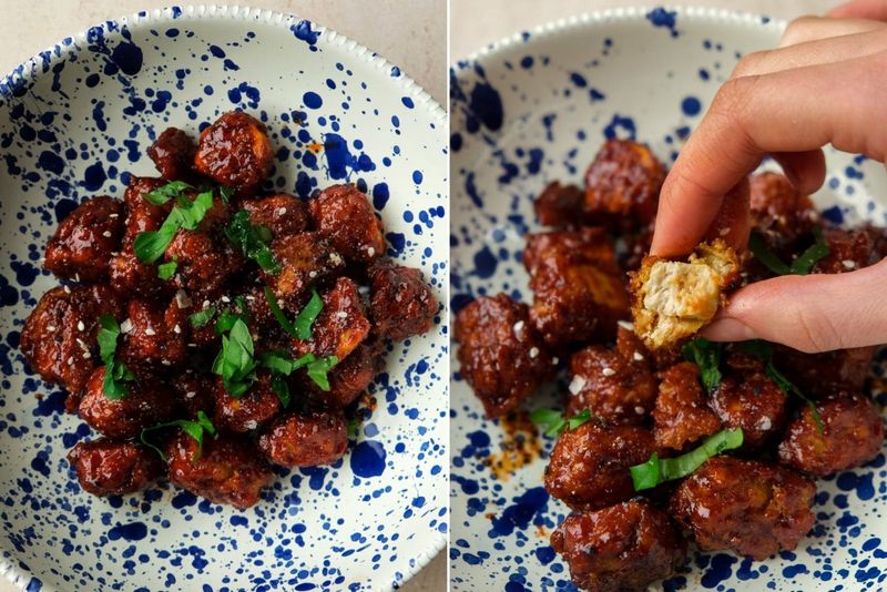 Korean style chicken bites, another view