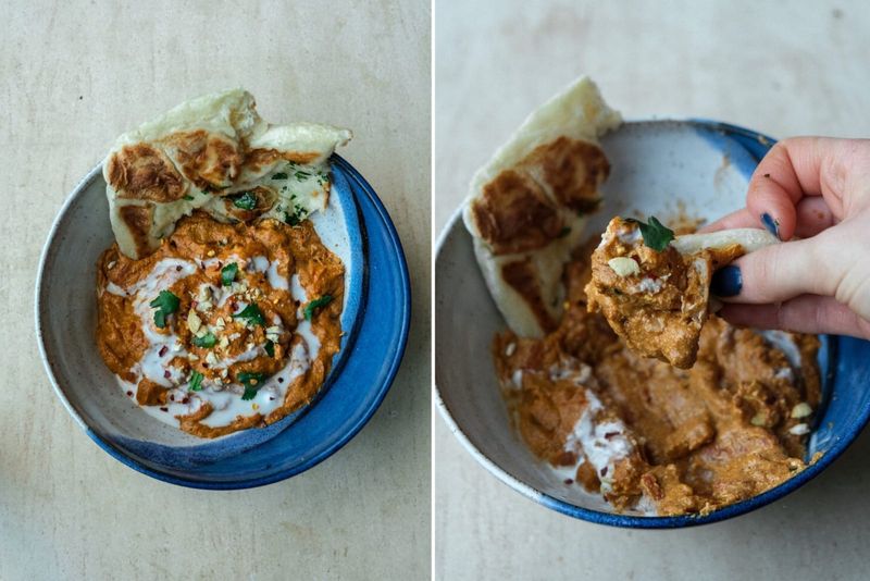 Dairy free butter chicken, another view