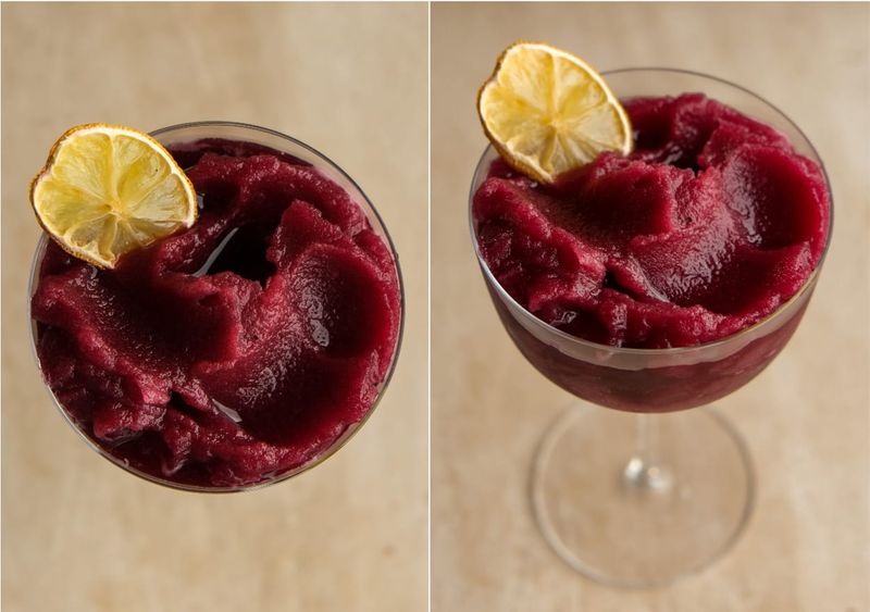 Frozen mulled wine, another view