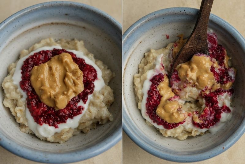 PB and J oats, another view