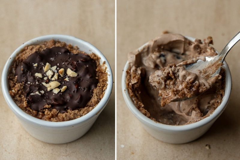 Ferrero rocher cookies and cream parfait, another view
