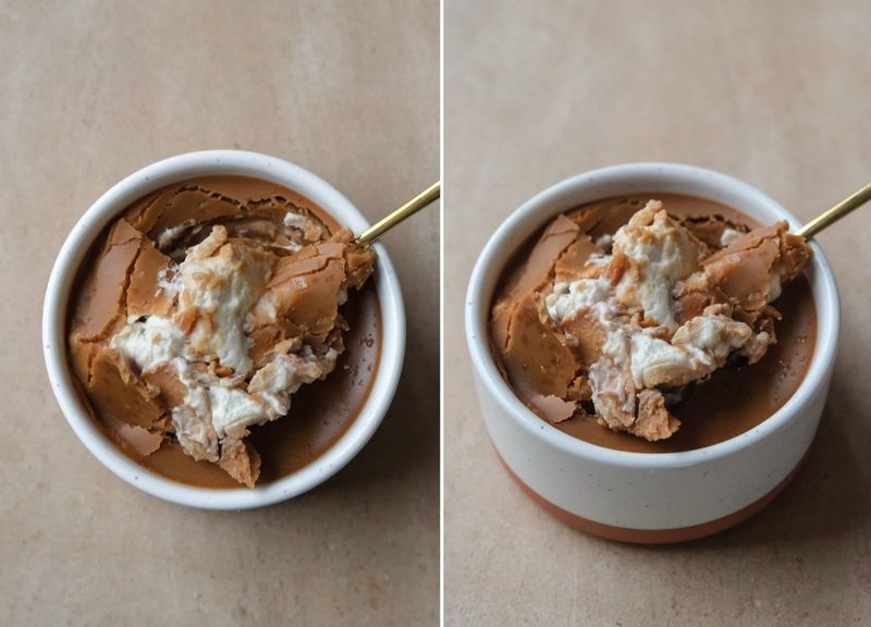 Meal prepped yoghurt pots, another view