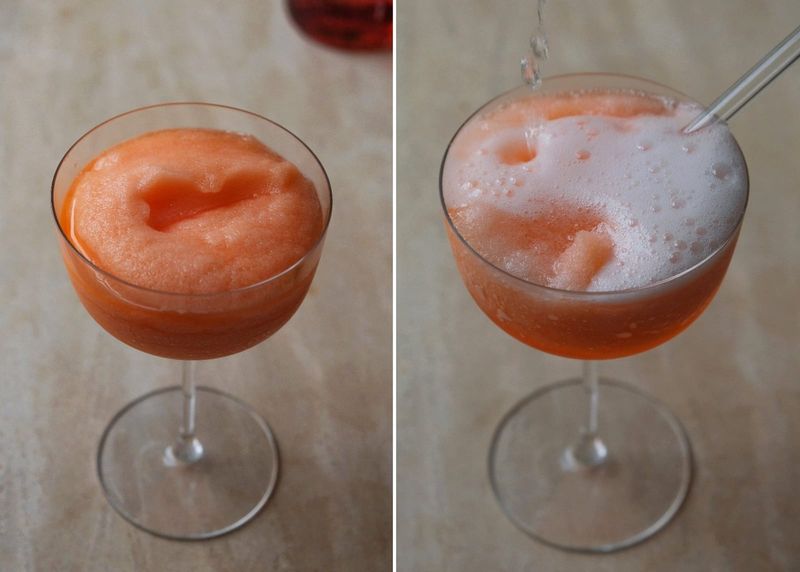 Aperol spritz slushy, another view