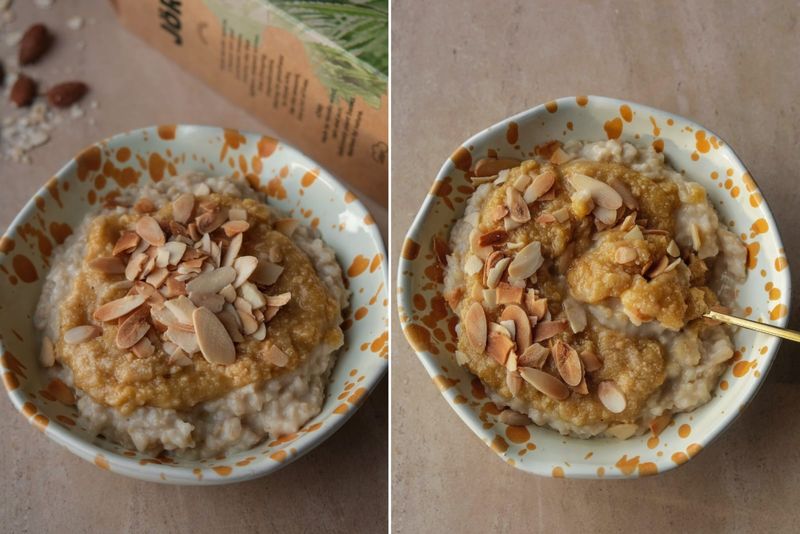Almond croissant oats, another view