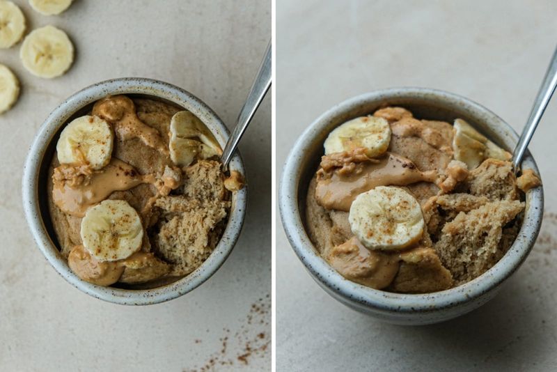 Banana Bread baked oats, another view