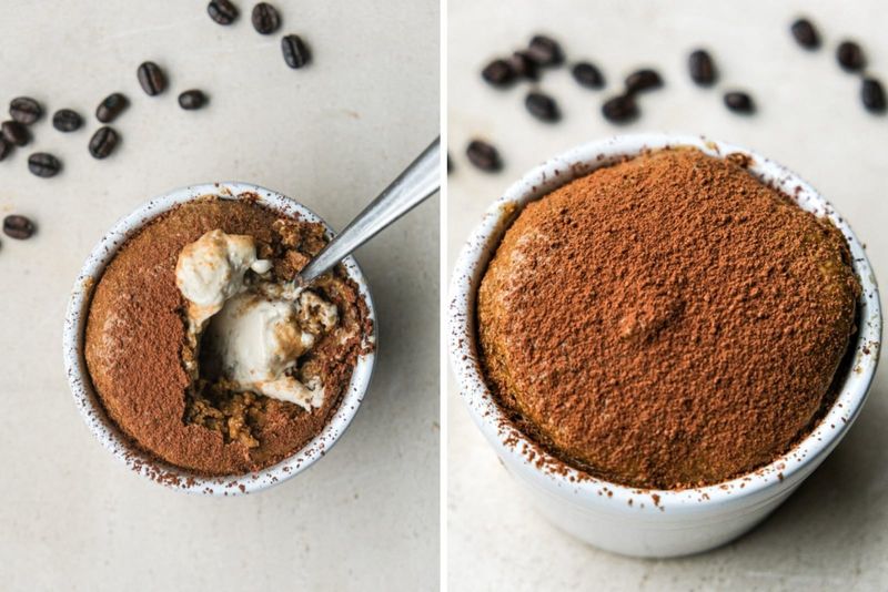 Tiramisu baked oats, another view