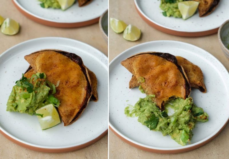 Prawn tacos, another view