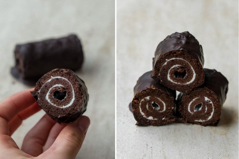 Homemade mini rolls, another view