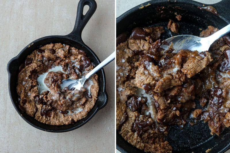 Mini cookie skillet, another view