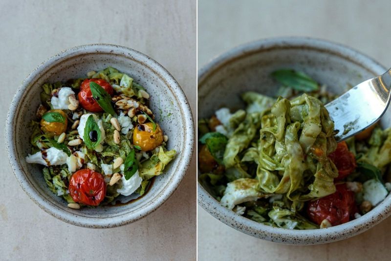 Caprese slaw, another view